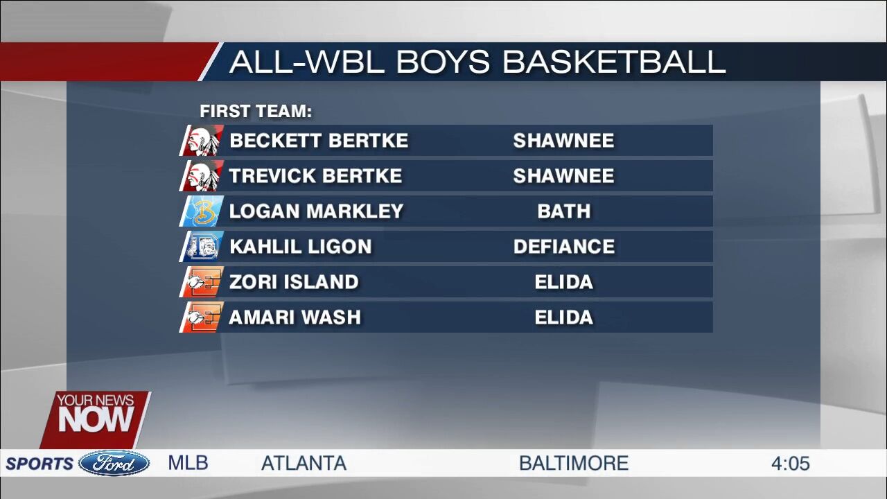 Shawnee’s Bertke, Ottawa-Glandorf’s Erford lead WBL all-league basketball honors